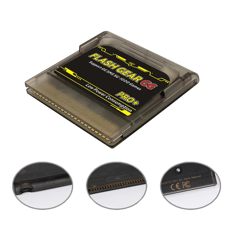 Cartucho de juego Flash Gear GG 1000+, Flash Gear Pro, Flash Gear Pro+GG, Cartucho de juego para accesorios de Sega
