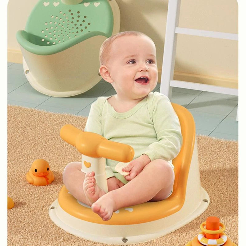 Asiento de ducha para niños Soporte de ducha portátil para recién nacidos y niños pequeños Accesorios de crecimiento infantil