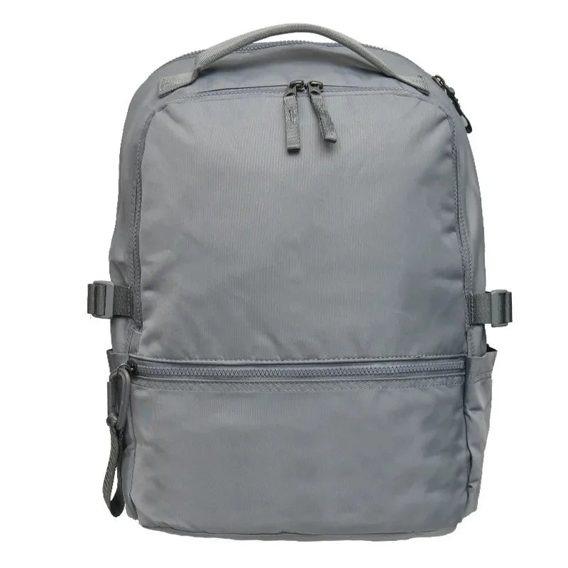 Mochila de viaje para estudiantes de secundaria y preparatoria, multifuncional, con doble hombro, para computadora de negocios, de nailon.