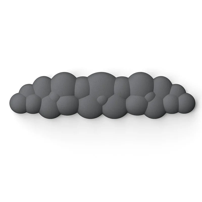 Alfombrilla de ratón con reposamuñecas para teclado, nube, antideslizante, espuma viscoelástica, para escritorio, oficina, gamer, ratón, reposamuñecas