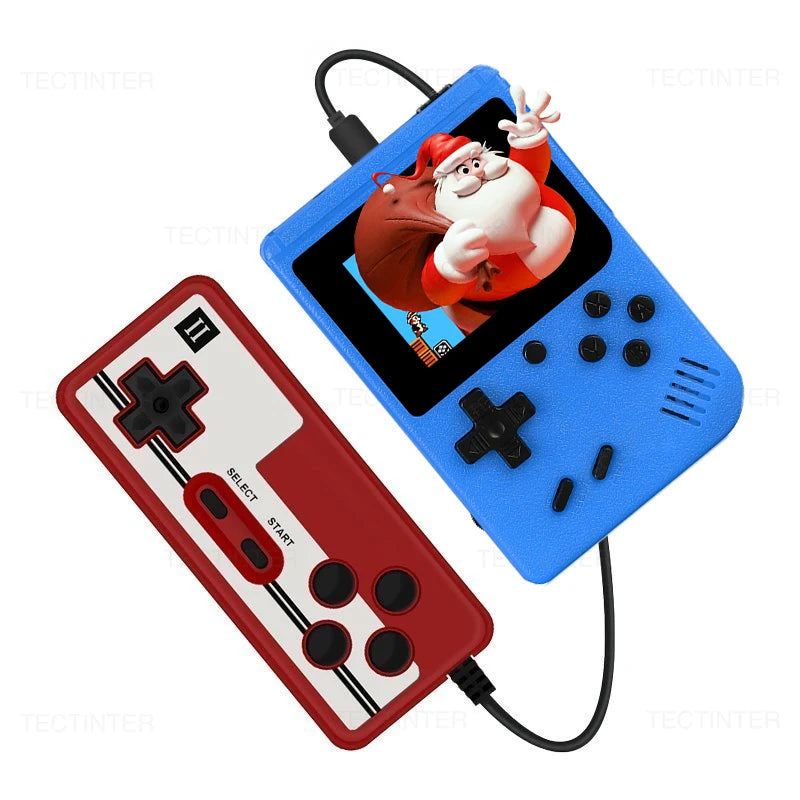 Miniconsola de videojuegos de 8 bits con 500 juegos integrados, consola portátil retro, reproductor de juegos portátil, salida AV para regalo de niños, Game Boy