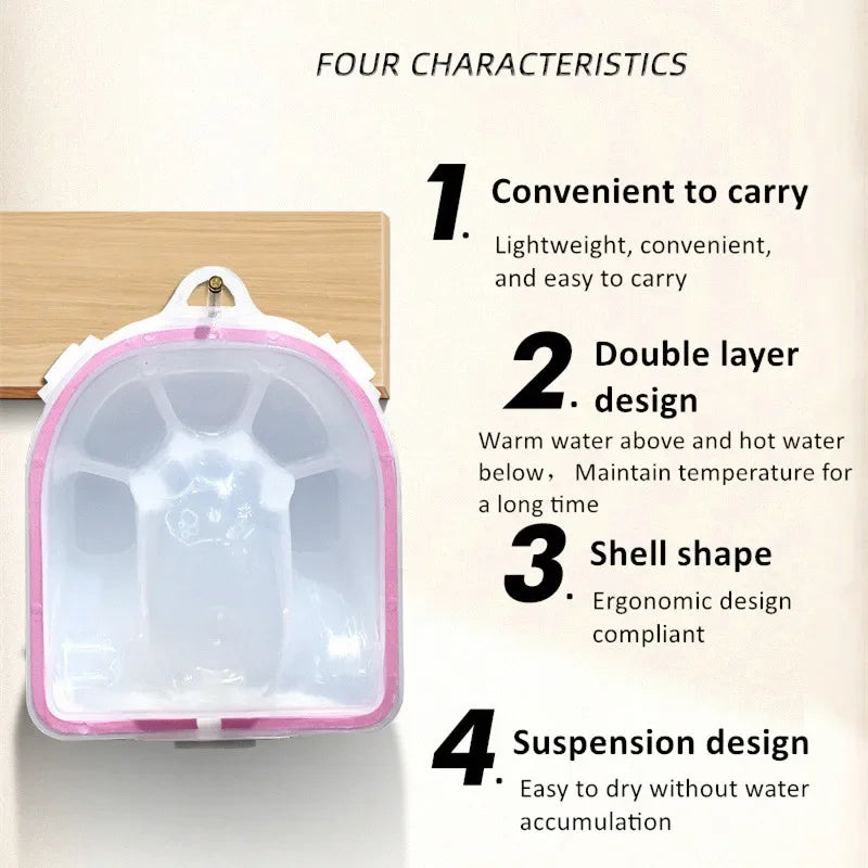 【Gran oferta】Recipiente para remojo de quitaesmalte, herramientas de salud para el tratamiento de uñas, recipiente duradero para burbujas de cuidado córneo.
