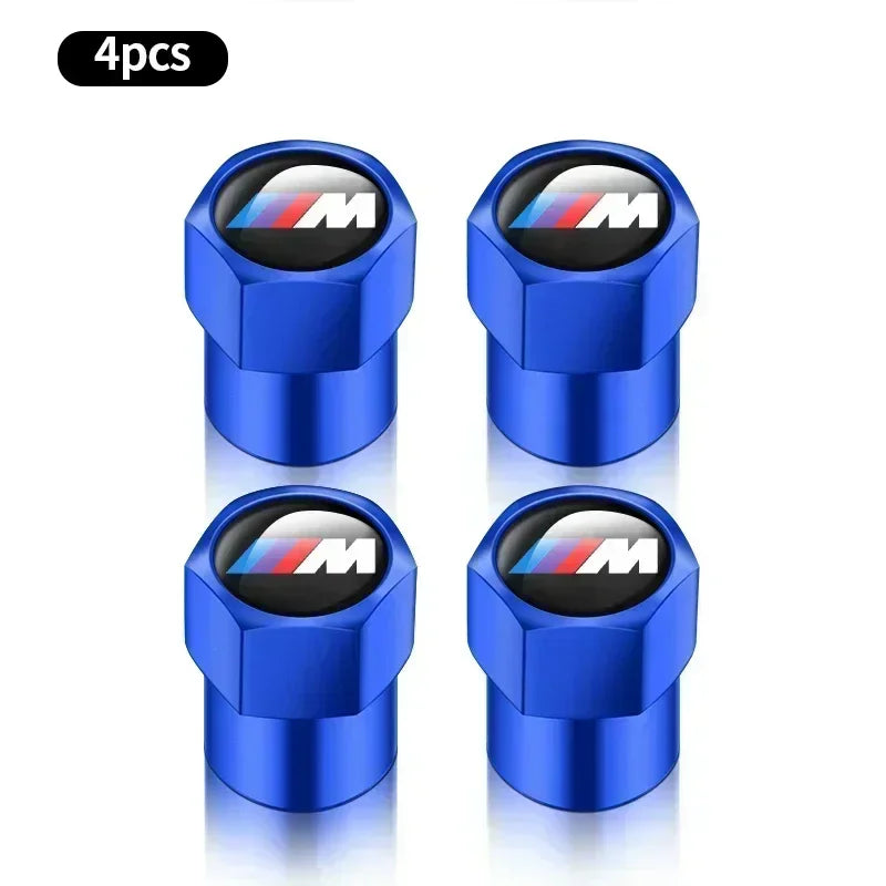 Juego de 4 tapas de válvula de aire para neumáticos de coche de metal para BMW M Performance E36 E60 E90 X2 X1 X3 X5 E46 E39 E70 M3 M5 M6