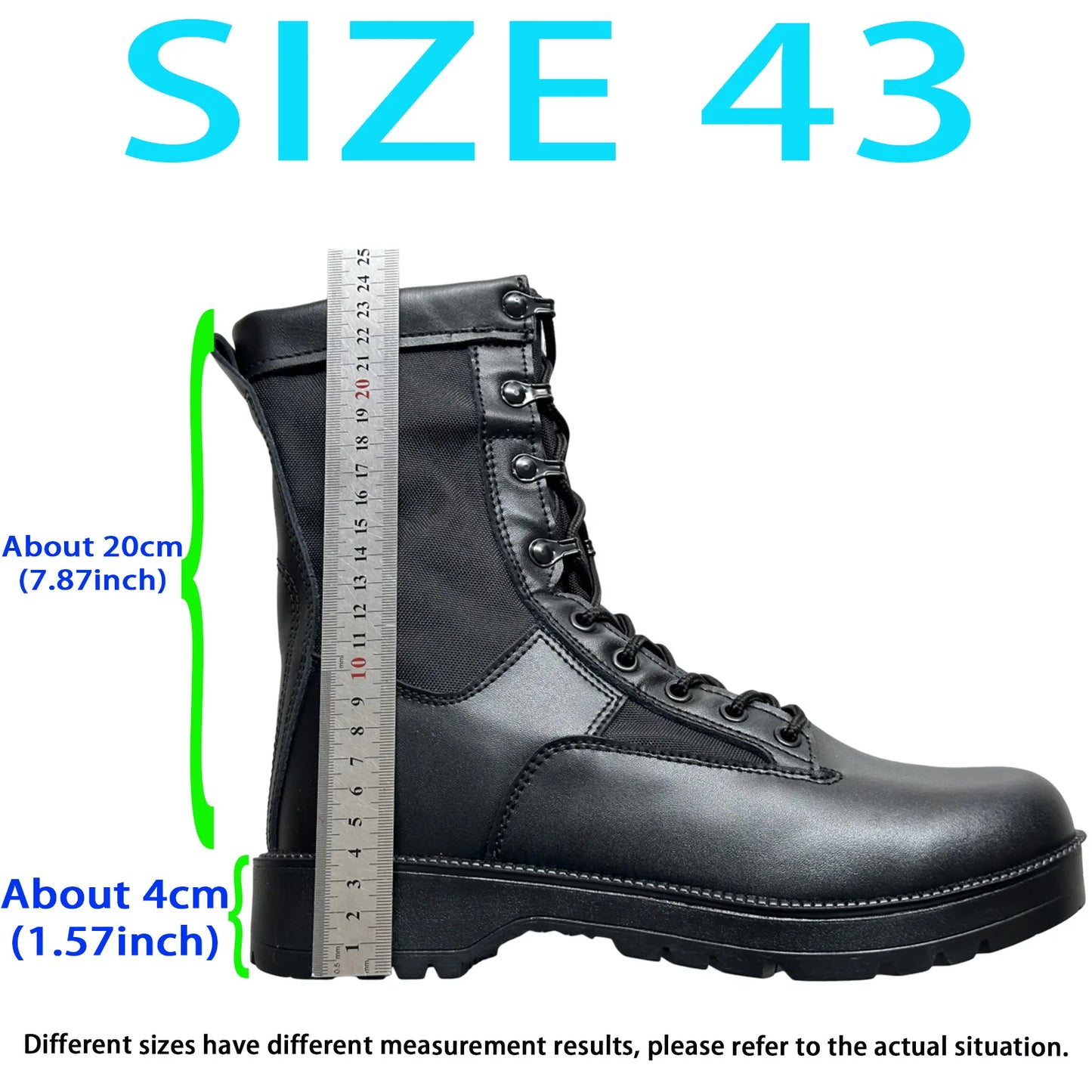 Botas tácticas de cuero para hombre, de nueva marca, para senderismo y actividades al aire libre. Botas transpirables hasta el tobillo.