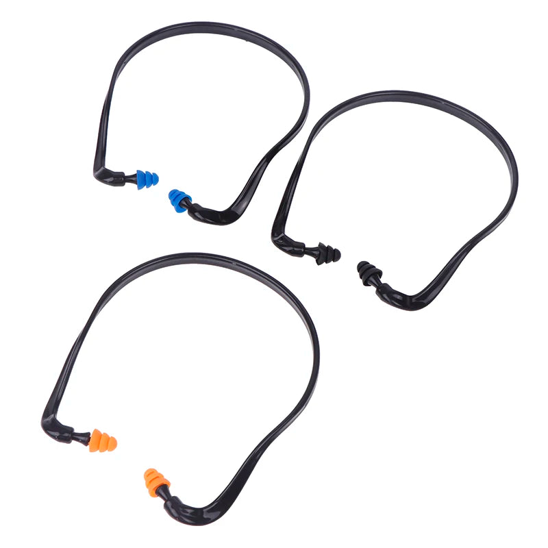 Tapones de silicona suave para los oídos, protectores antirruido para dormir y trabajar, 1 unidad.