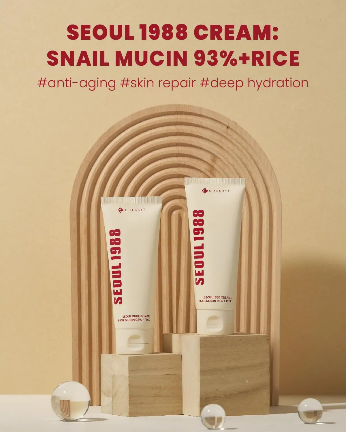 KSECRET SEOUL 1988 Cuidado de la piel, Limpiador espumoso, Crema para ojos, Esencia iluminadora, Antiedad, Hidratante, Mejora la elasticidad de la piel