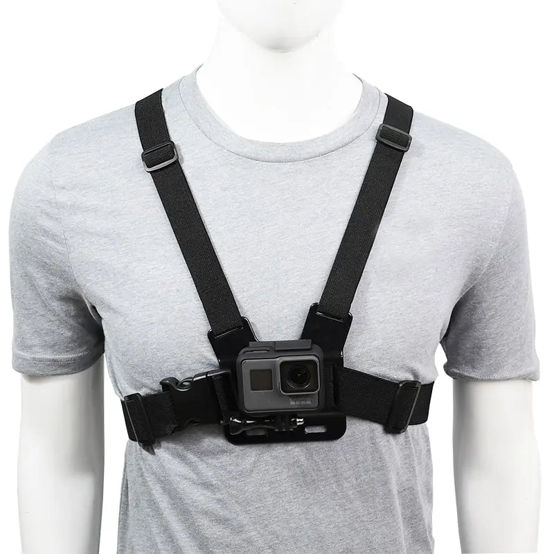 Cinturón de montaje con correa para el pecho para GoPro Hero 9, 8, 7, 6, 5, 4, Insta360 R, X2, DJI OSMO Action Camera, arnés para Go Pro, SJCAM, accesorios EKEN