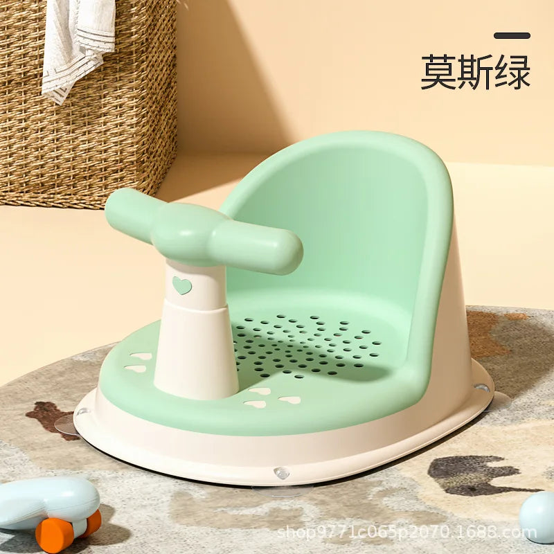 Asiento de ducha para niños Soporte de ducha portátil para recién nacidos y niños pequeños Accesorios de crecimiento infantil