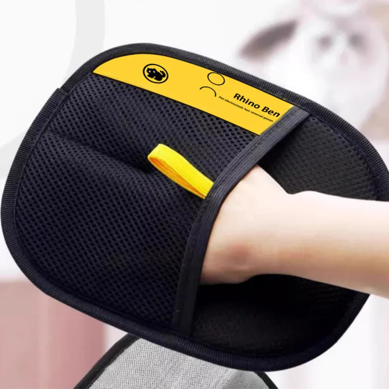 Guantes de limpieza y recogida de pelo de mascotas. Guante de belleza multifuncional de doble cara para mascotas. Reduce la presión de tener una mascota.