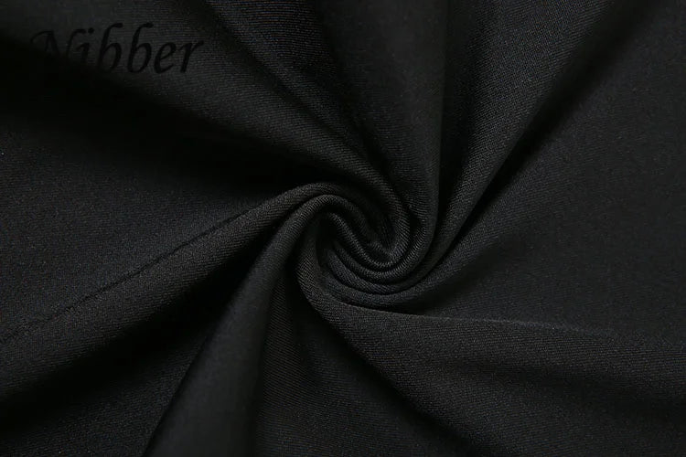 Vestido Nibber de moda para mujer, color liso, halter, sexy, espalda descubierta, abertura, bolso, corte ajustado, estilo cadera, colección verano 2025, rebajas, sencillo, vestidos