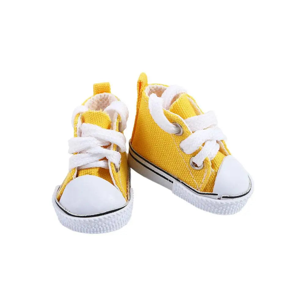 Accesorios para muñecas, juguete para niña, zapatos para muñecas 1/6, zapatillas para muñecas de 5 cm, zapatos para muñecas, zapatos de lona para muñecas, zapatos para muñecas BJD.
