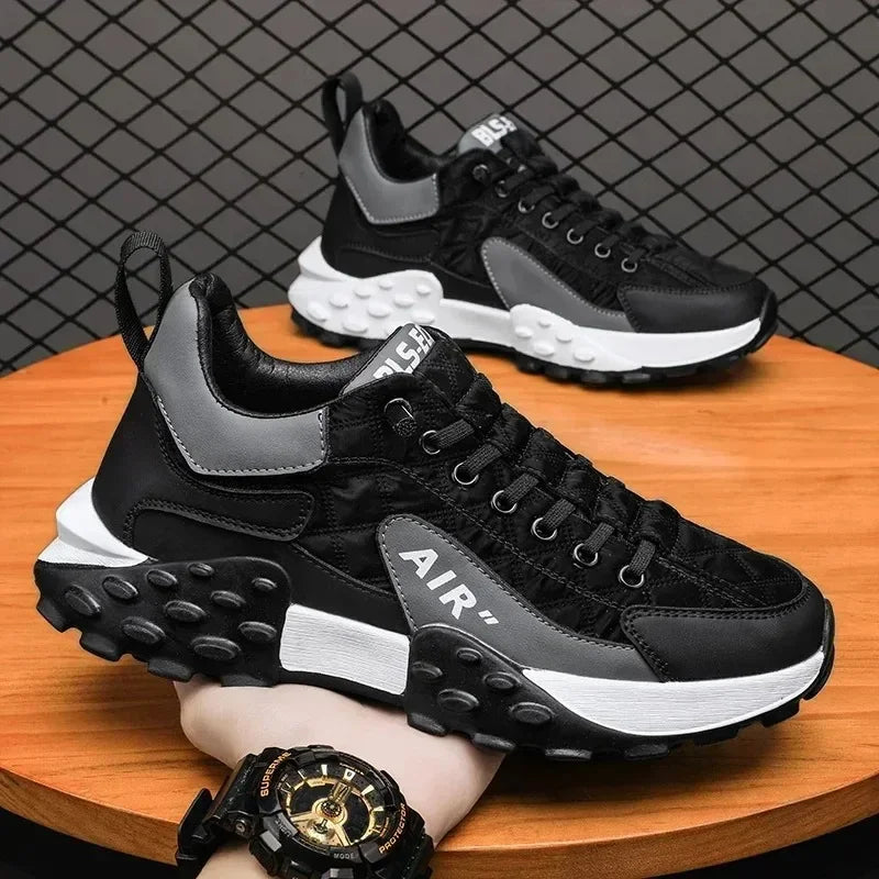 Zapatos casuales para hombre, zapatillas de plataforma, tallas grandes 43 y 44, populares, 2025