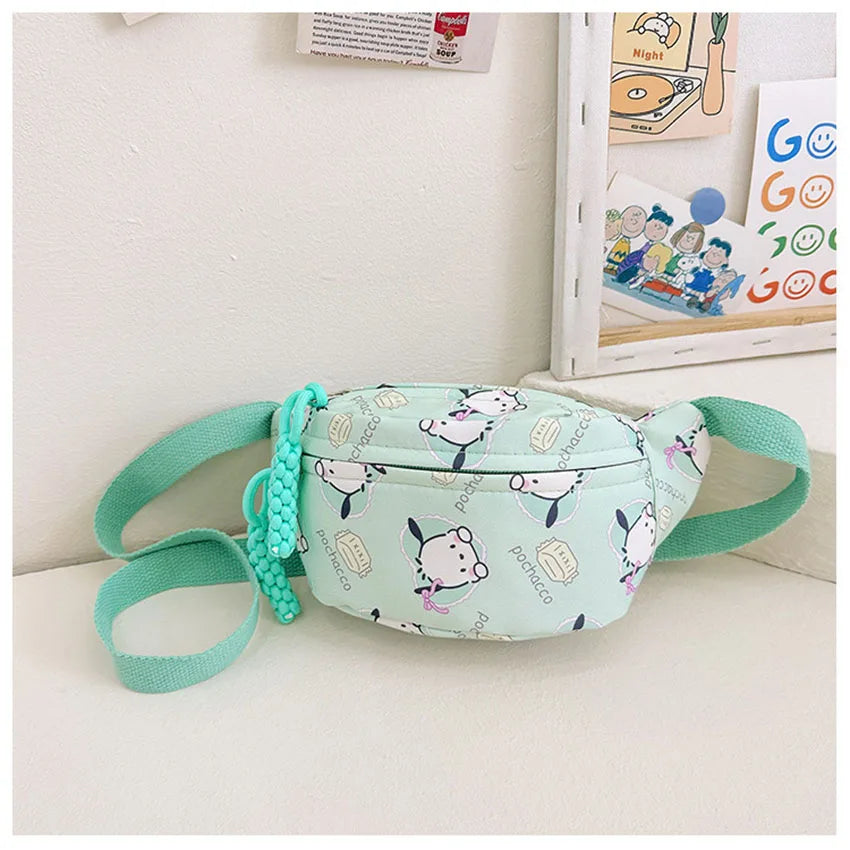 Bolso de pecho Sanrio Kuromi, bandolera de Cinnamoroll, bolso de hombro, riñonera, monedero My Melody Hello Kitty, regalo para niña