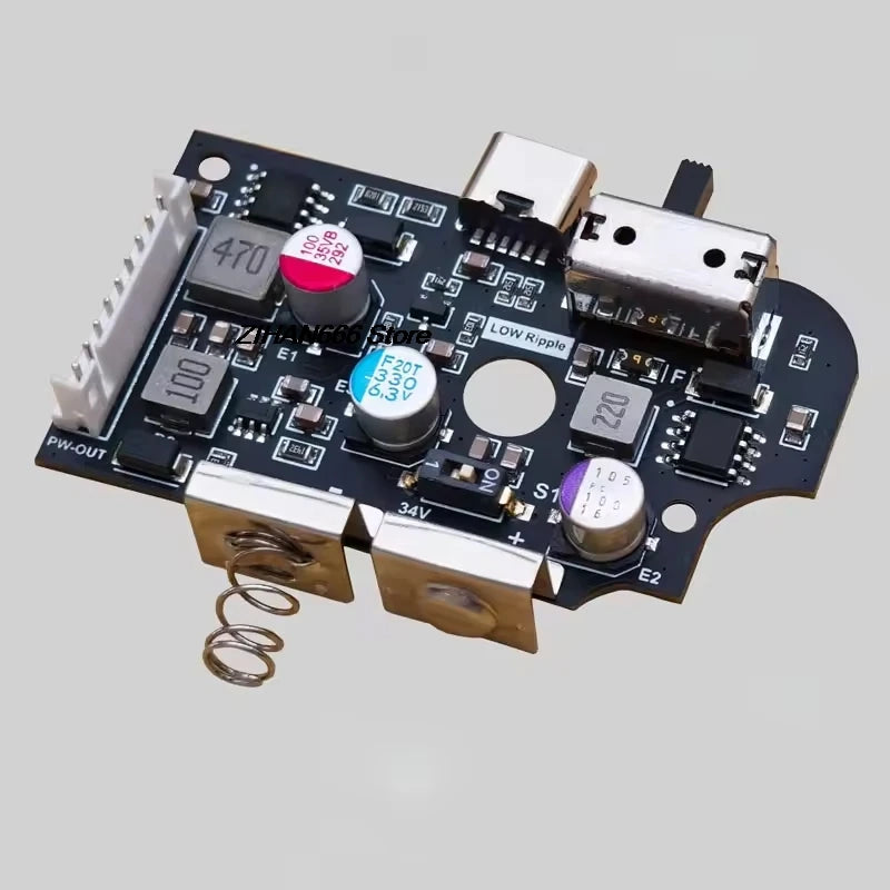 Placa de alimentación USB-C de alta calidad para SEGA Game Gear GG, sin alimentación, accesorios originales de reparación de pantalla de alto brillo.