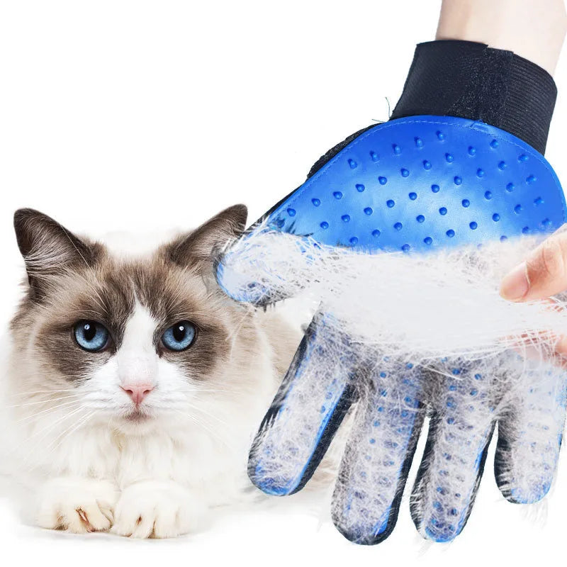Guantes para quitar el pelo de mascotas, masaje para gatos y perros, baño, limpieza, artículos de aseo, cepillo de silicona para quitar el pelo pegado.