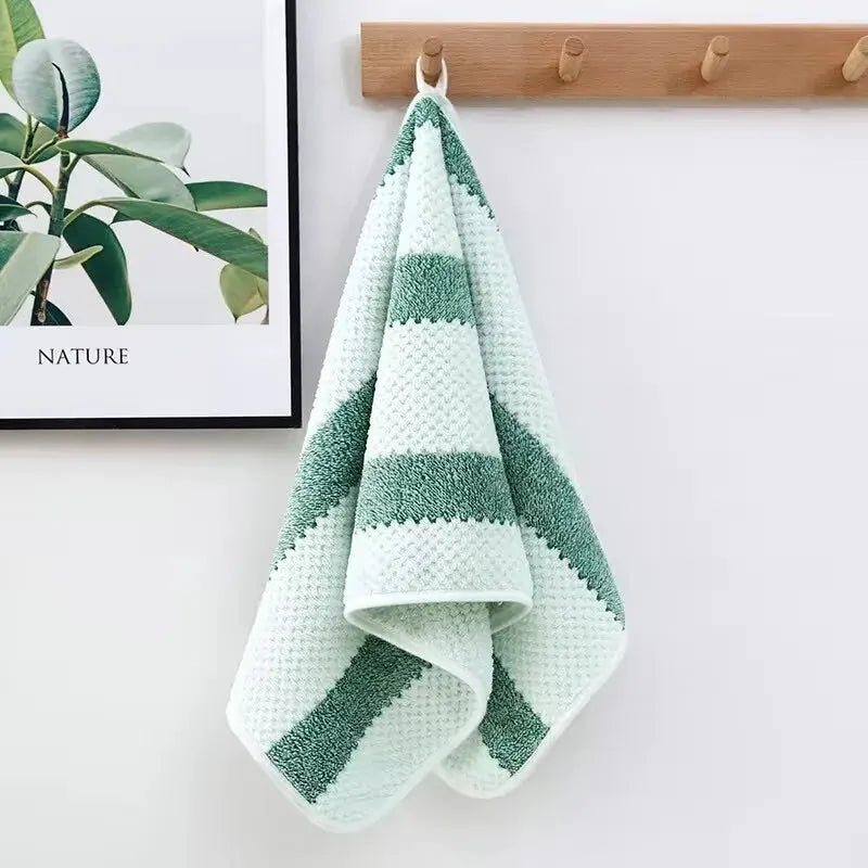Toalla de baño, toallita de algodón, color sólido, suave, absorbente, multiusos para baño de hotel.