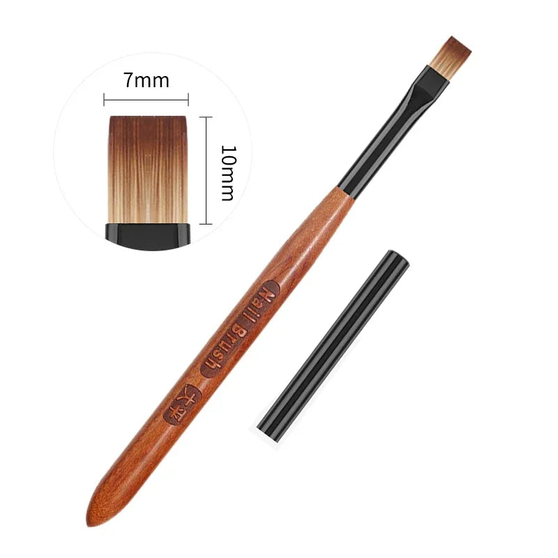 Lápiz de fototerapia con pegamento para uñas, pincel de gel UV, pincel acrílico, pinceles profesionales para decoración de uñas, pinceles para pintar y dibujar, herramientas de manicura.