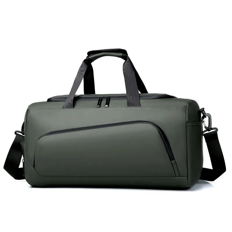 Bolsa deportiva de gimnasio, bolso de mano de gran capacidad, bolsa de viaje portátil, multicompartimento con espacio para guardar zapatos, perfecta para vacaciones y gimnasio.