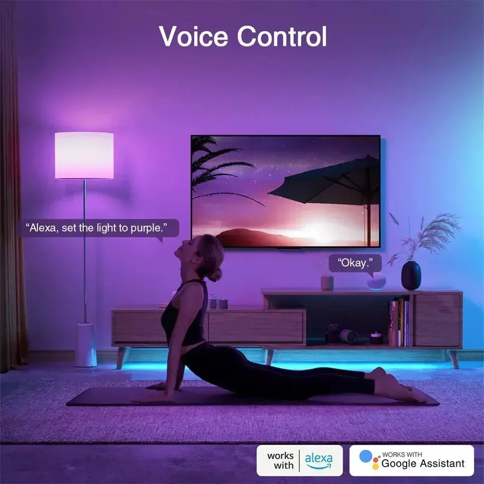 Bombilla inteligente RGB E27 con atenuación por wifi y temporizador, control por voz, compatible con CozyLife, Alexa, Google Home, Alice Home Assistant.