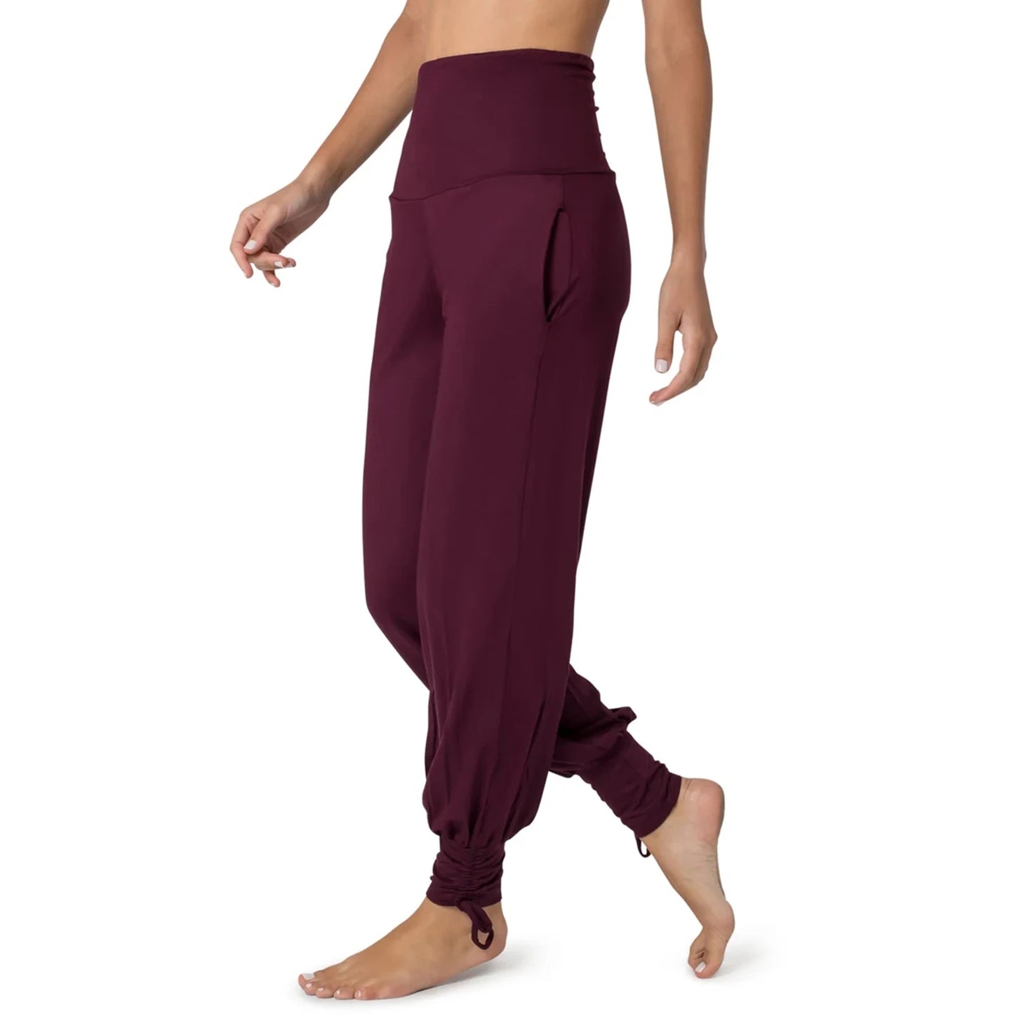 Pantalones deportivos de gimnasia para mujer, tipo harén, pantalones de yoga holgados con cintura elástica alta y bolsillos, pantalones de baile estilo boho, ropa de yoga.