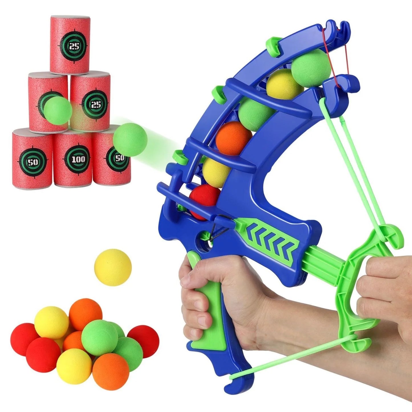 Juego de mesa Montessori para lanzar tirachinas, pelota adhesiva, baloncesto, educativo, para niños, al aire libre