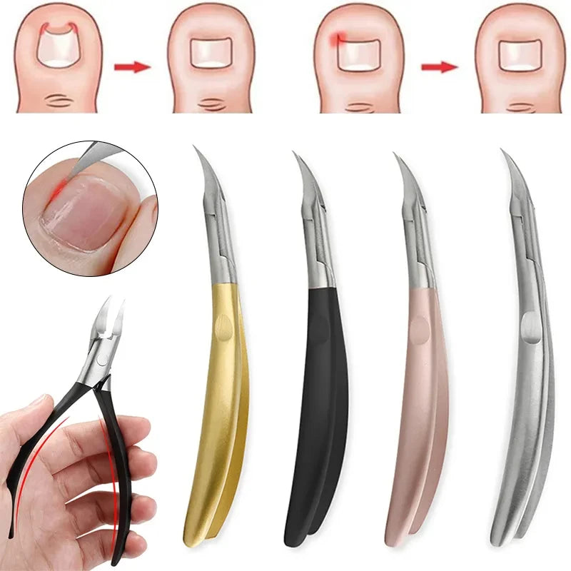 Cortauñas, cortauñas para uñas encarnadas, cortacutículas, pedicura, manicura, cuidado de manos y pies, recortador profesional de cutículas.