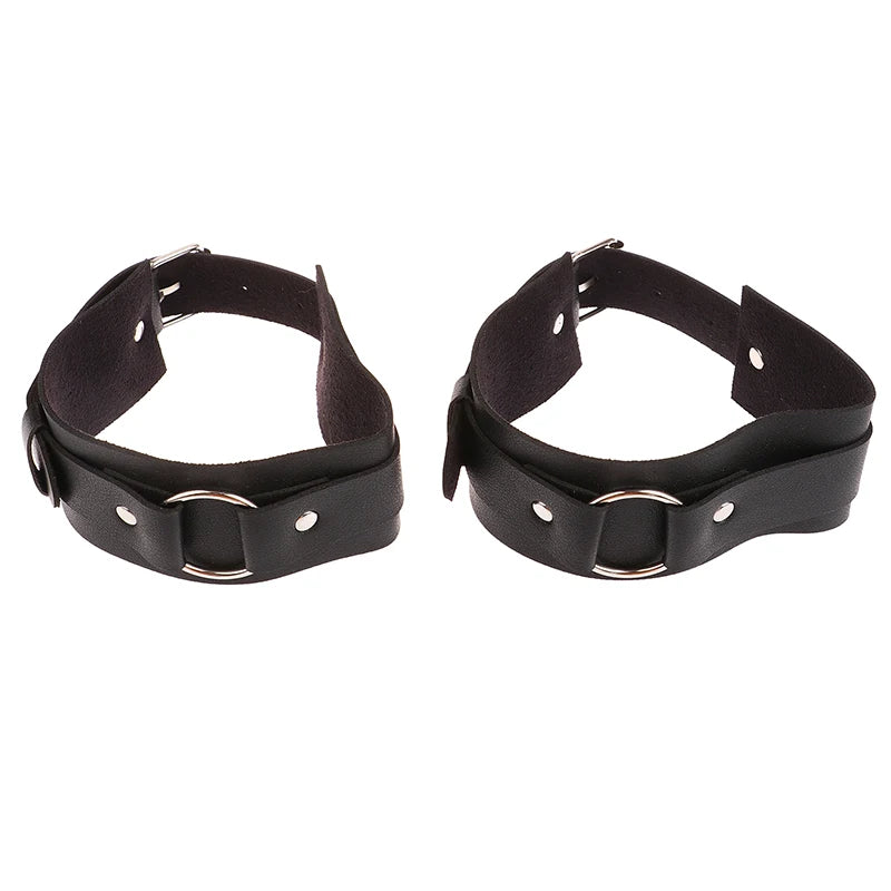 Arnés de cuero sintético para hombre, pulsera sexy, ajustable, para bondage, cosplay y clubwear