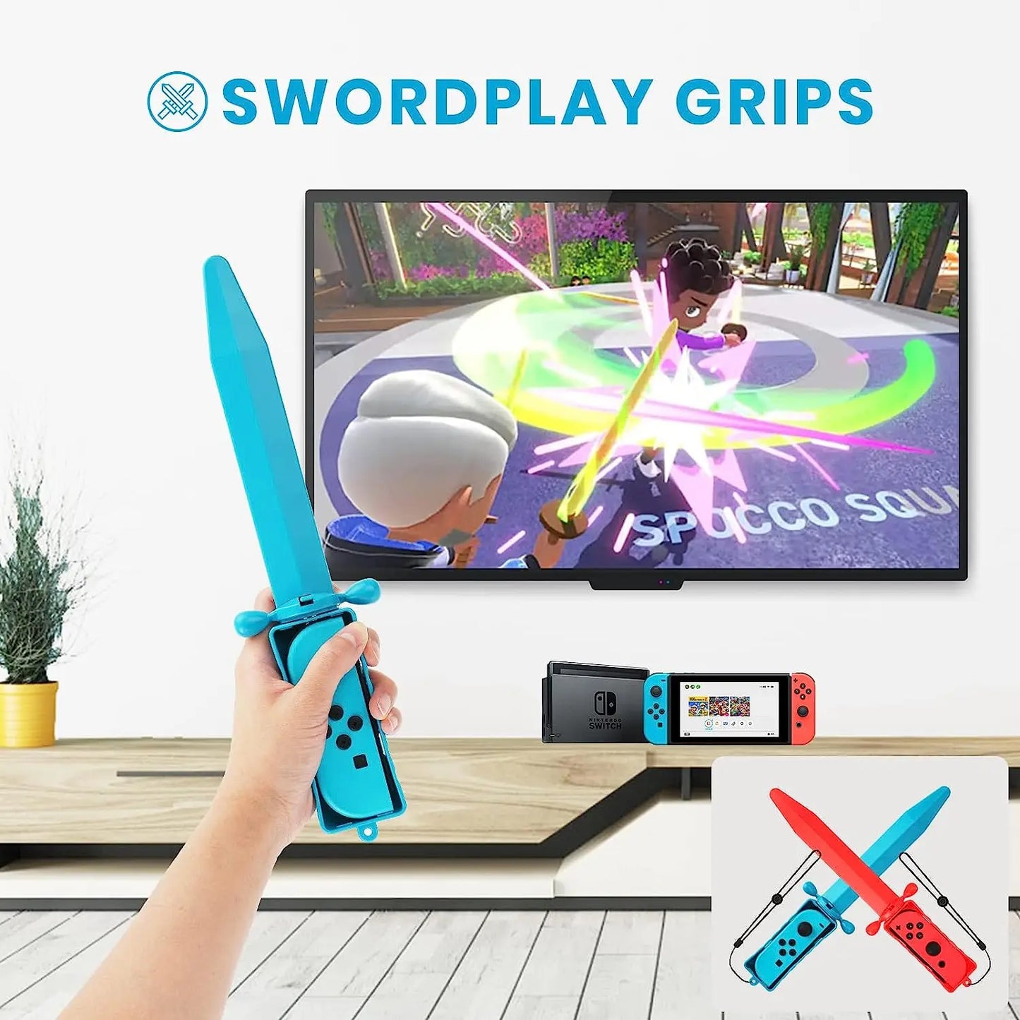 Paquete de accesorios deportivos 12 en 1 para Switch NS, compatible con juegos deportivos Switch/Switch OLED