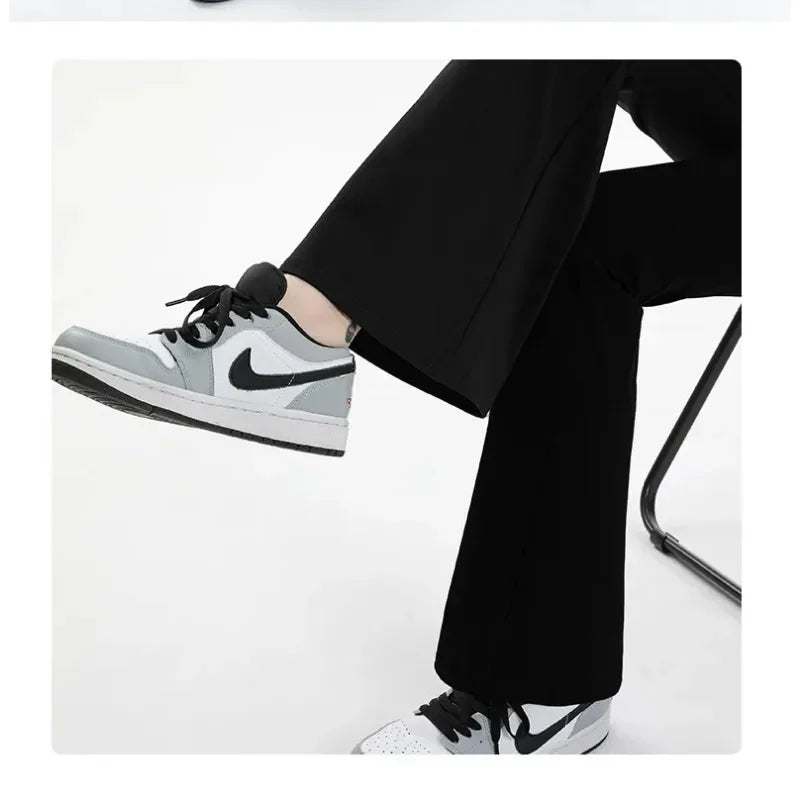 Pantalones de mujer, leggings acampanados, cintura alta, pernera ancha, pantalones de yoga, mallas deportivas sin costuras, para entrenamiento, gimnasio, ropa deportiva informal, adelgazantes.