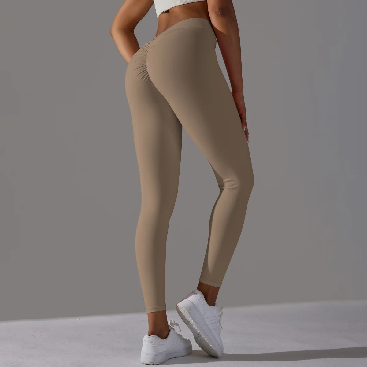 Women Seamless Solid Leggings Knitted High Waist Sports Leggings Fashion Hip Lifting Running Yoga Sport Gym Tights Pantalones