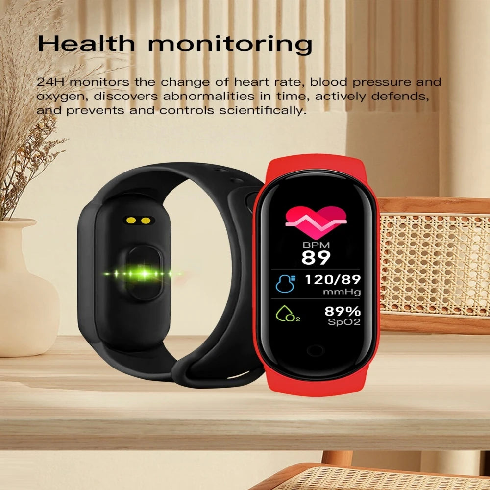 Reloj inteligente deportivo con control de música, seguimiento de calorías, recordatorio de pasos, Bluetooth, M8