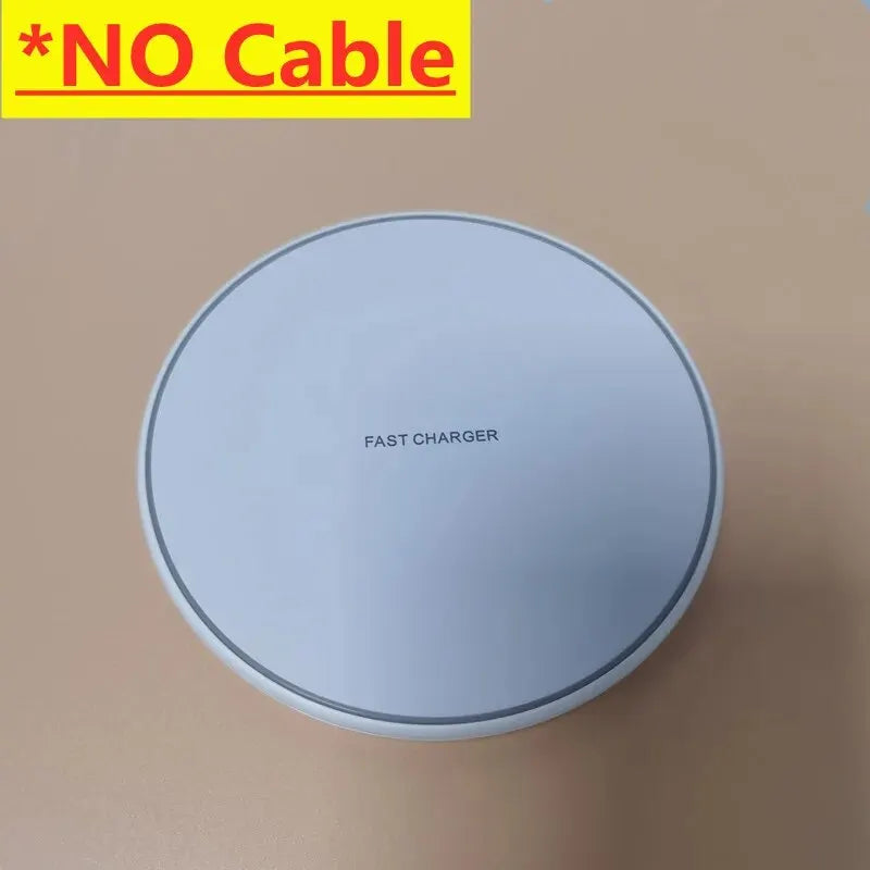 Cargador inalámbrico de 30 W para iPhone 15, 14, 13, 12, X Pro Max, base de carga rápida por inducción para Samsung S23, S22, Xiaomi y Huawei