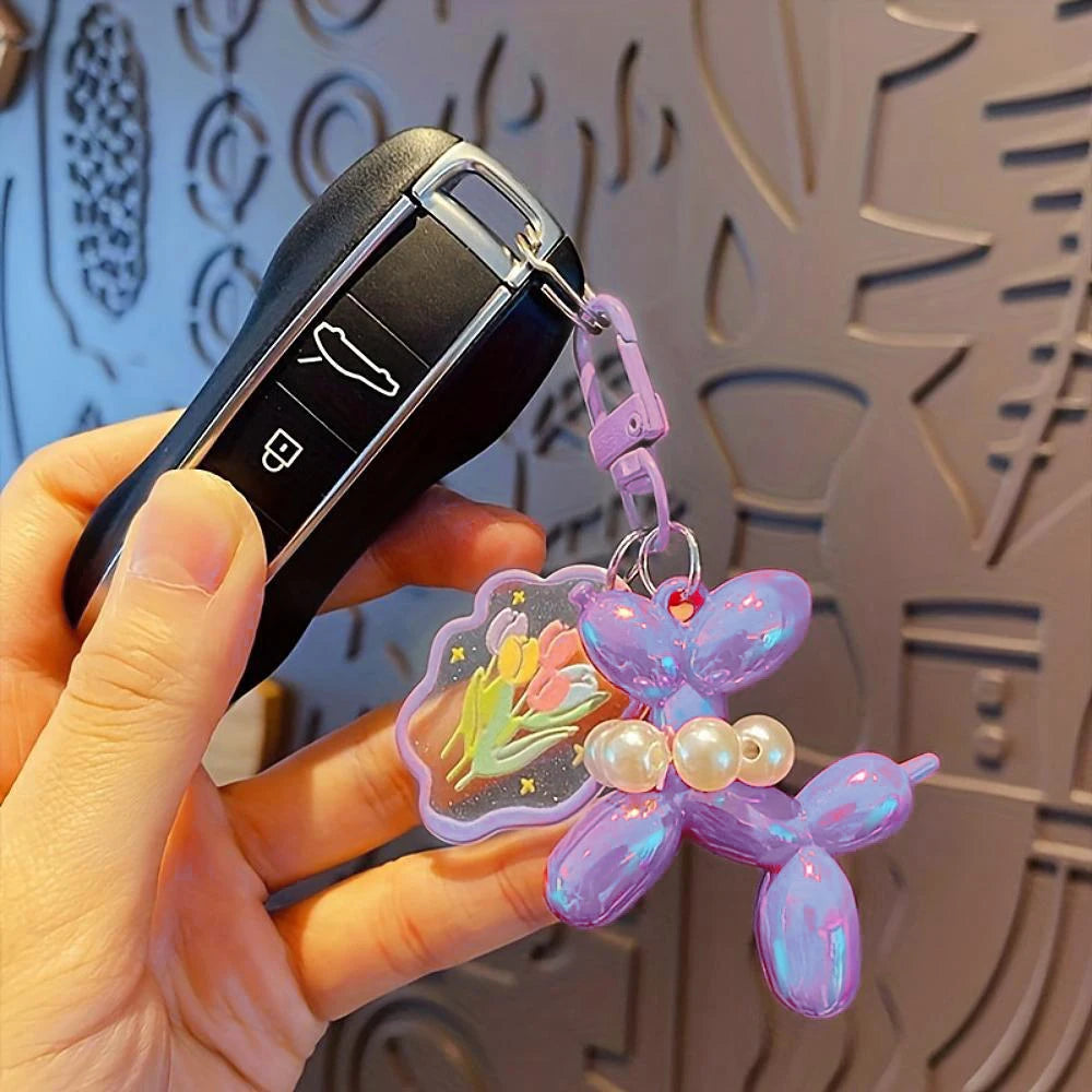 1 elegante llavero de acrílico: accesorio duradero y elegante para llaves de coche, ideal para hombres y mujeres, regalo perfecto para amigos.