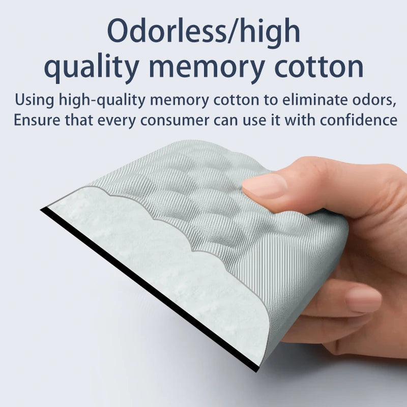 Reposamuñecas ergonómico para teclado y ratón, para oficina, para proteger y relajar la muñeca, con espuma viscoelástica, para ordenador y portátil