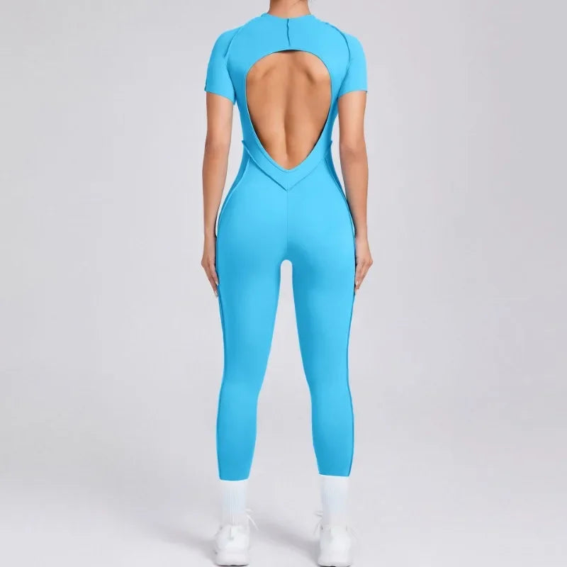 Traje de yoga, traje de fitness, ropa deportiva, conjunto de yoga, mono de una pieza sexy para mujer, ropa deportiva, ropa deportiva para mujer, kit de gimnasio