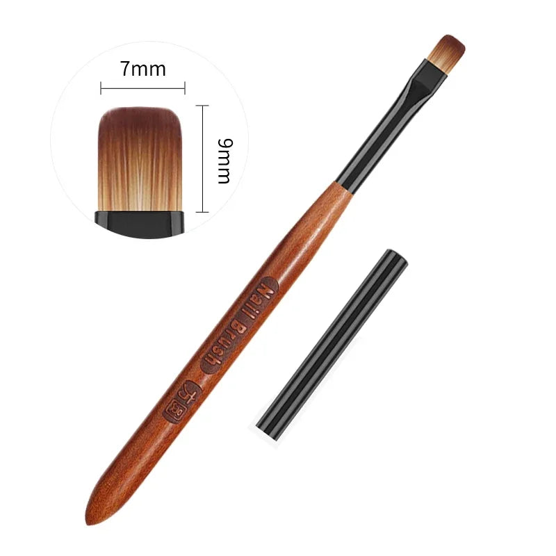 Lápiz de fototerapia con pegamento para uñas, pincel de gel UV, pincel acrílico, pinceles profesionales para decoración de uñas, pinceles para pintar y dibujar, herramientas de manicura.