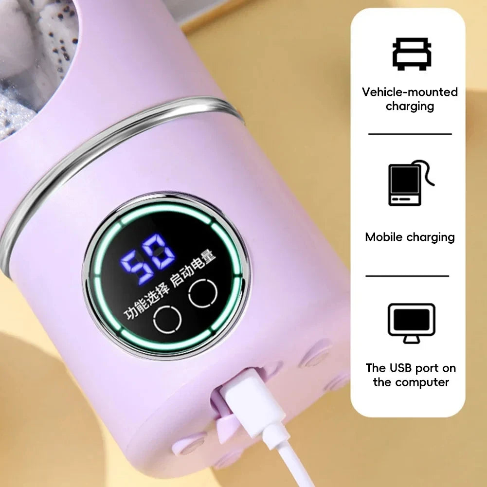 Licuadora eléctrica de acero inoxidable de 700 ml, licuadora de 12 hojas, resistente, sin BPA, para batidos, hielo, frutas y frutos secos.