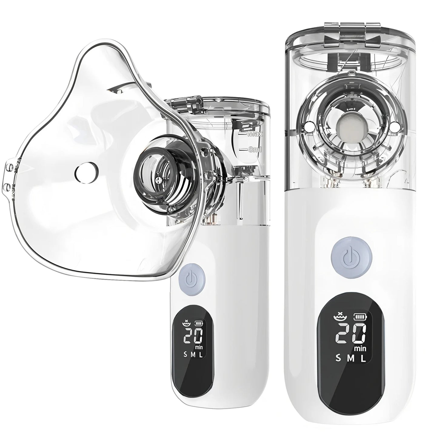 Nebulizador portátil inteligente de malla de mano, nuevo modelo 2025, para adultos y niños, mini nebulizador doméstico.