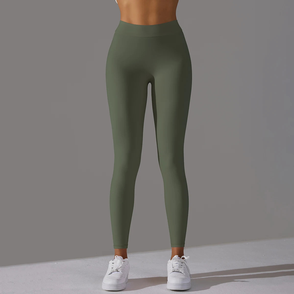 Women Seamless Solid Leggings Knitted High Waist Sports Leggings Fashion Hip Lifting Running Yoga Sport Gym Tights Pantalones