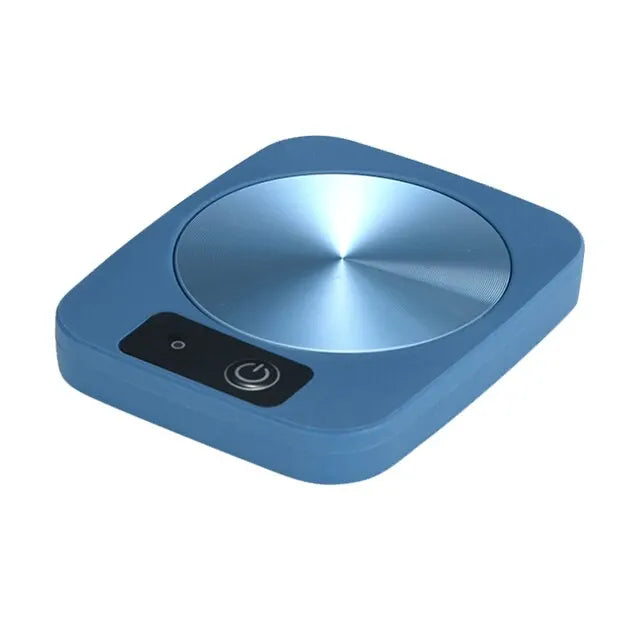 Calentador de tazas eléctrico, almohadilla térmica para leche, té y agua, tapete calentador para tazas, posavasos termostático constante, bajo consumo, regalo para el hogar y la oficina
