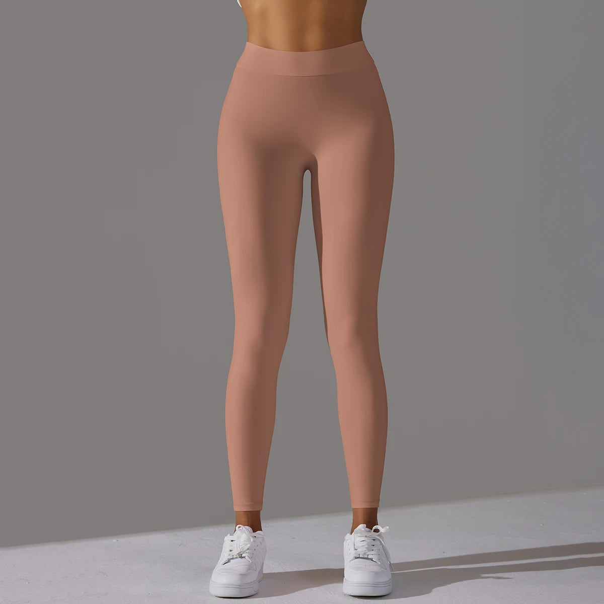 Women Seamless Solid Leggings Knitted High Waist Sports Leggings Fashion Hip Lifting Running Yoga Sport Gym Tights Pantalones