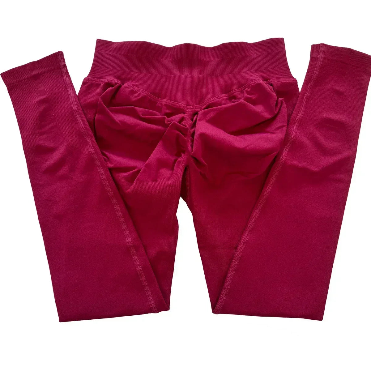 Leggings deportivas sin logo para mujer, efecto push-up, cintura baja, sin costuras, para gimnasio, yoga y entrenamiento.