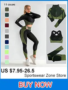 Conjunto deportivo para mujer, top deportivo, leggings de yoga, sujetador deportivo, leggings sin costuras para realce de glúteos.