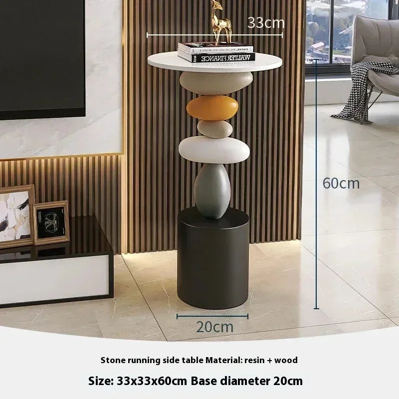 Decoración del hogar, arte creativo, estatua, mesa auxiliar, decoración de piso, estilo simple, sala de estar, adorno de piso grande, mesa de centro pequeña, mesa de té