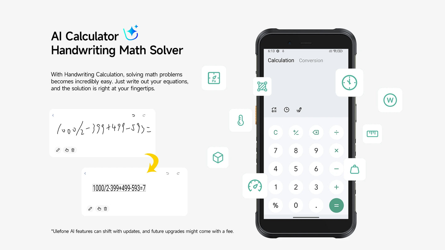 【Estreno mundial】Ulefone RugKing 4G Teléfono resistente Android 15 Hasta 16GB+256GB Smartphone resistente al agua 9600mAh NFC Versión global