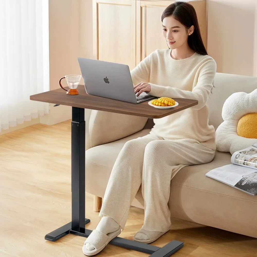 Mesita de noche móvil, escritorio de oficina para el hogar, mesas plegables para dormitorio de estudiantes, escritorio elevable para computadora, banco de trabajo móvil