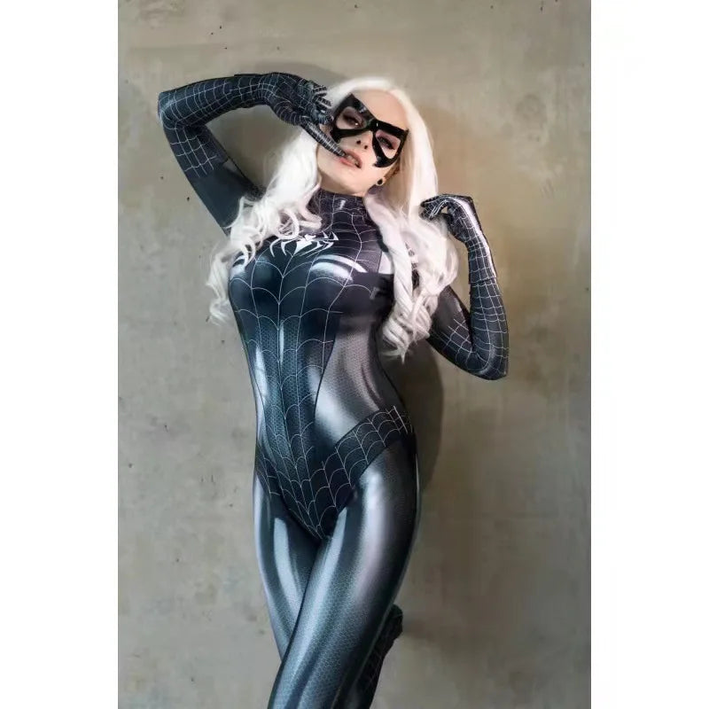 Halloween Spider Man Costume Movie Superhero Cosplay Bodysuit Suit Avengers Cosplay Venom Spider Man Corset for Women Girl Suit