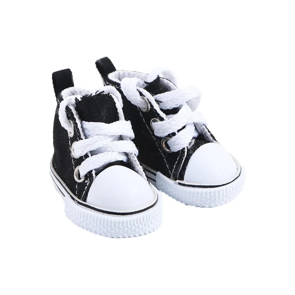 Accesorios para muñecas, juguete para niña, zapatos para muñecas 1/6, zapatillas para muñecas de 5 cm, zapatos para muñecas, zapatos de lona para muñecas, zapatos para muñecas BJD.