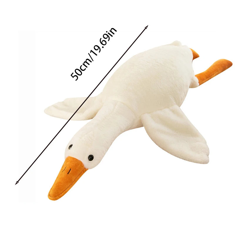 Juguetes para perros, juguetes para perros de 50 cm, peluche suave de pato durmiendo, suministros para mascotas, accesorios