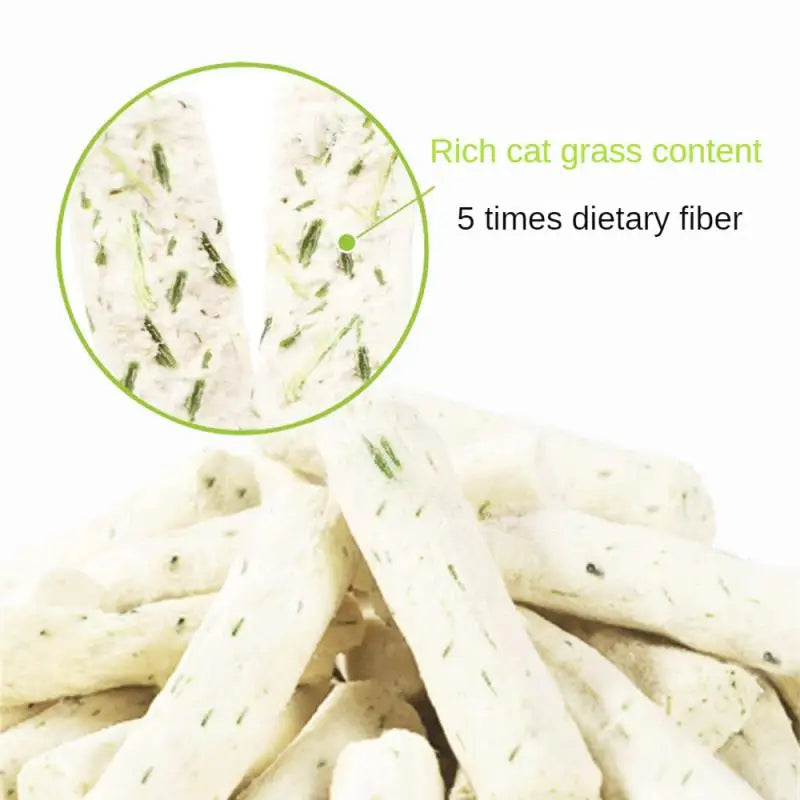 Palillo de dentición para gatos, adecuado para los pasatiempos de los gatos, bocadillos para mascotas, golosinas para gatos, dientes limpios, juguetes para gatos resistentes al desgaste, palo de hierba para gatos